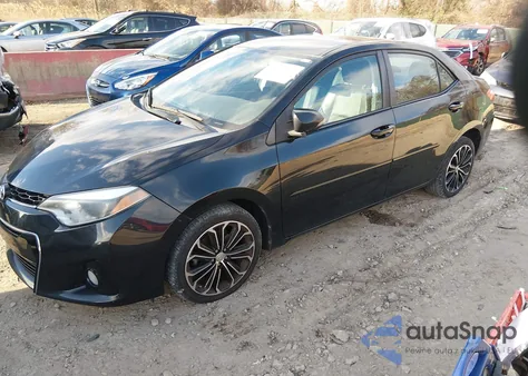 2015 Toyota Corolla S Plus from USA, damaged, VIN 2T1BURHE9FC478188